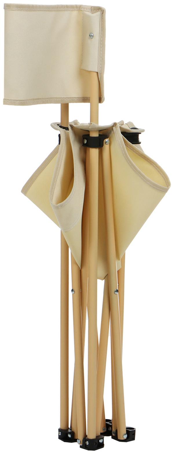 Кресло складное, 50 х 50 х 80 см, до 100 кг, цвет бежевый