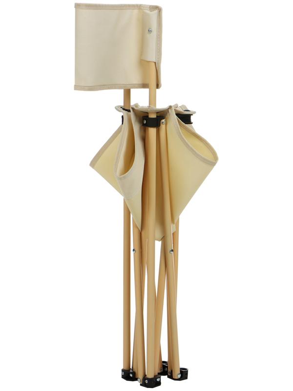 Кресло складное, 50 х 50 х 80 см, до 100 кг, цвет бежевый