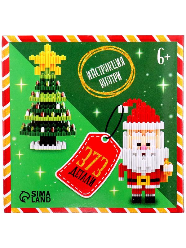 Конструктор Mini Blocks «Дед Мороз», 373 детали