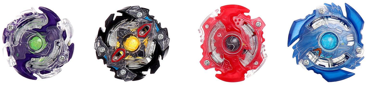 Набор боевых волчков ULTRA SPIN, 2 запуска, 4 волчка, 1 арена