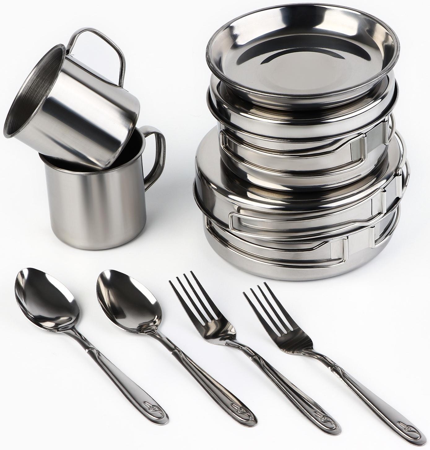 Подарочный набор посуды для похода MODE FORREST, 12 предметов