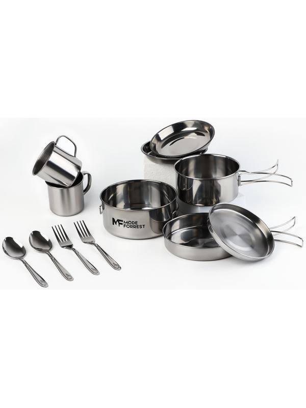 Подарочный набор посуды для похода MODE FORREST, 12 предметов