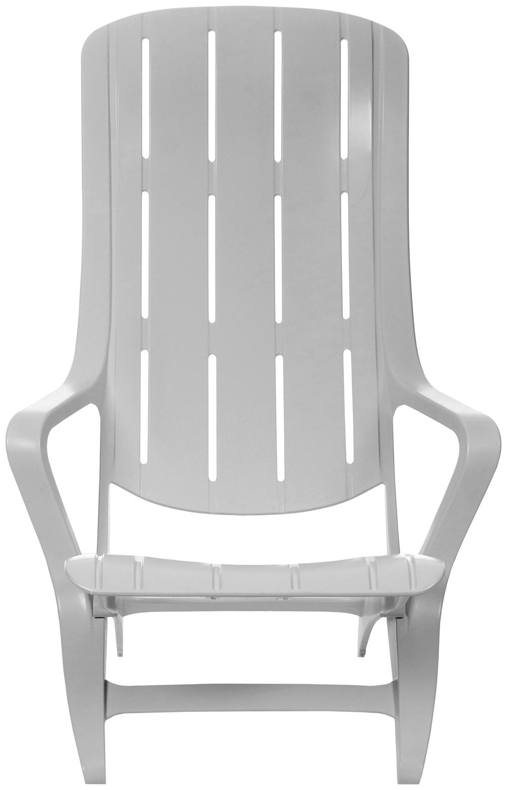 Шезлонг пластиковый, 94 х 65 х 80 см, белый