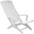 Шезлонг пластиковый, 94 х 65 х 80 см, белый