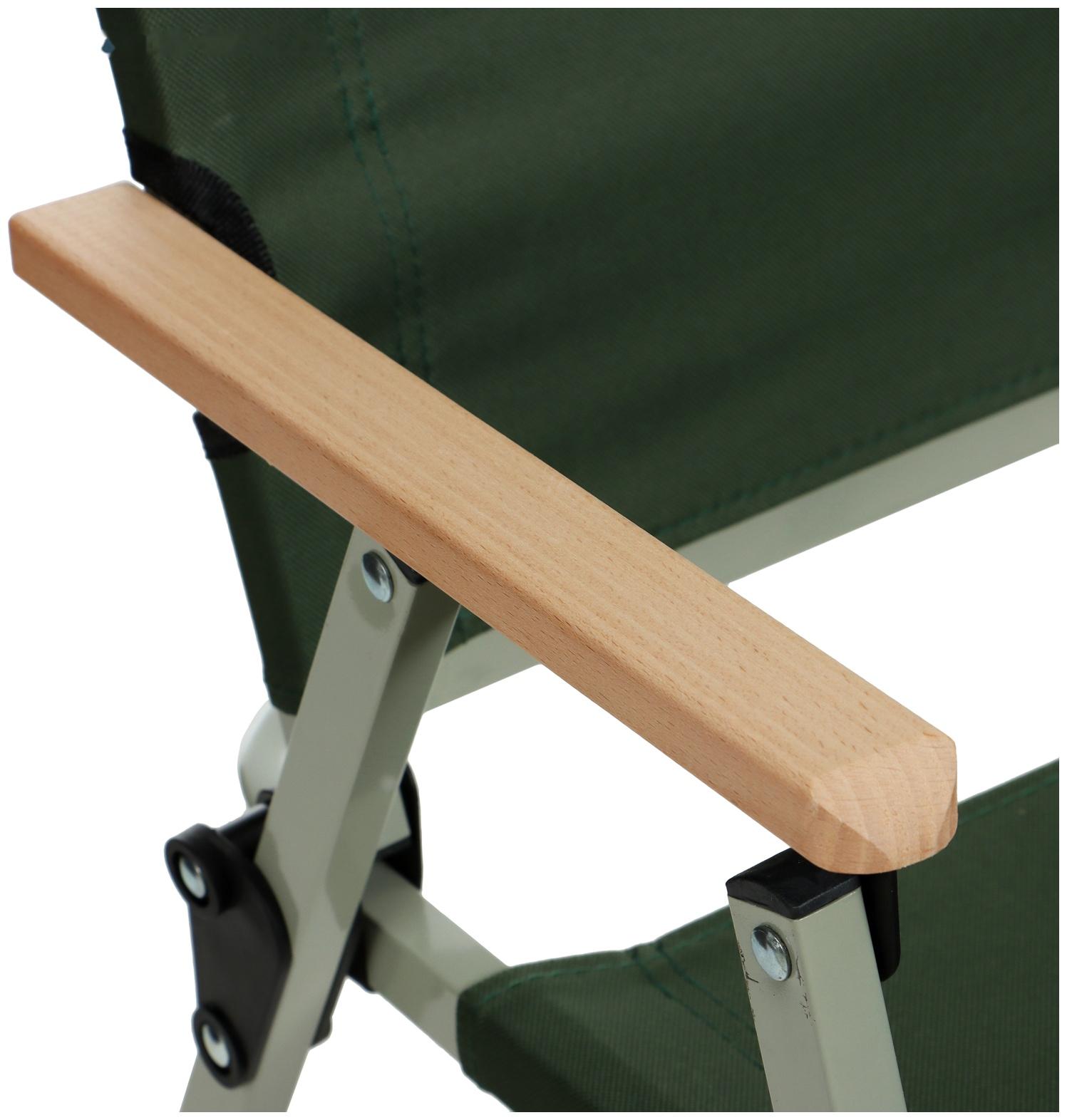 Кресло складное maclay, 55 х 50 х 78 см, до 120 кг, цвет зелёный