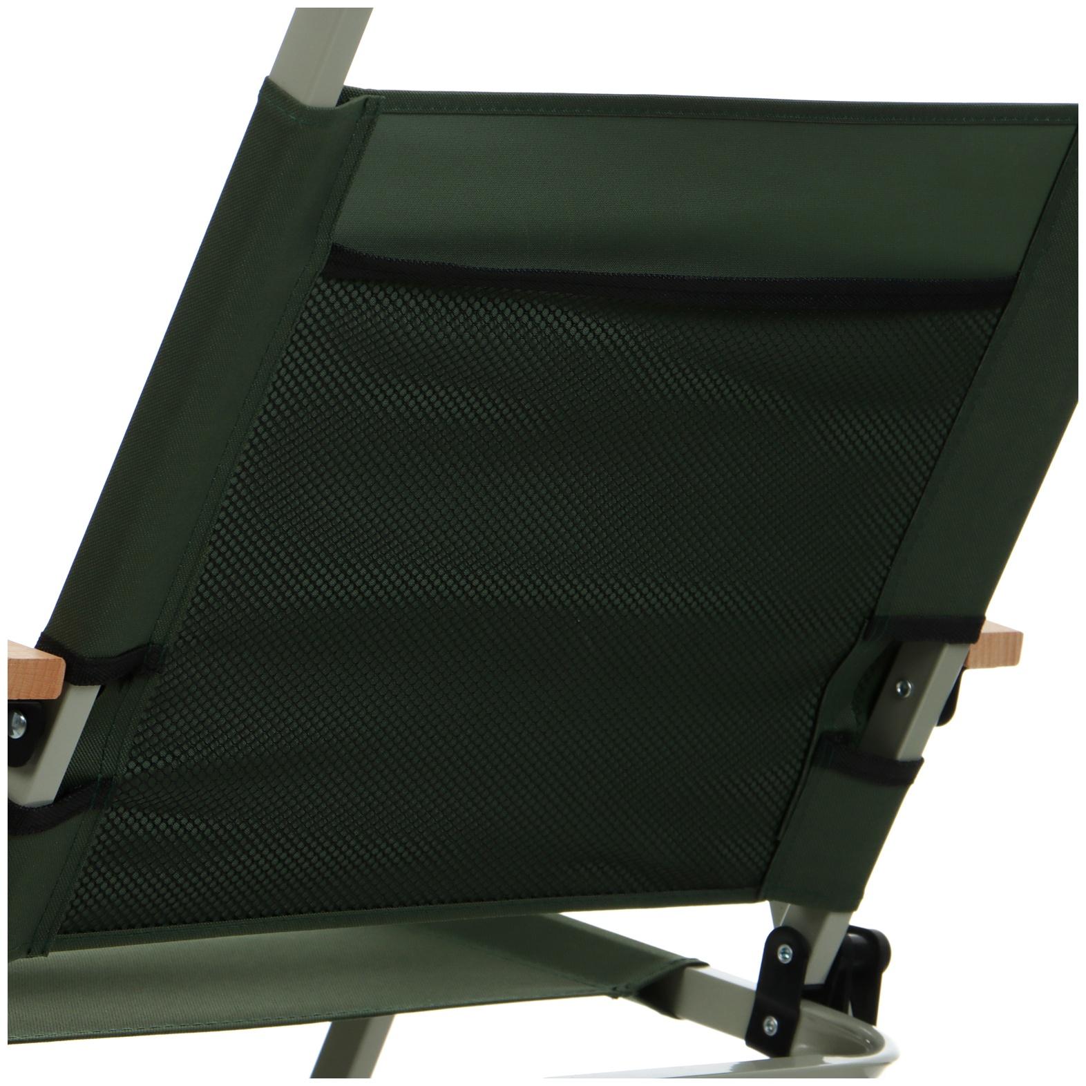 Кресло складное maclay, 55 х 50 х 78 см, до 120 кг, цвет зелёный