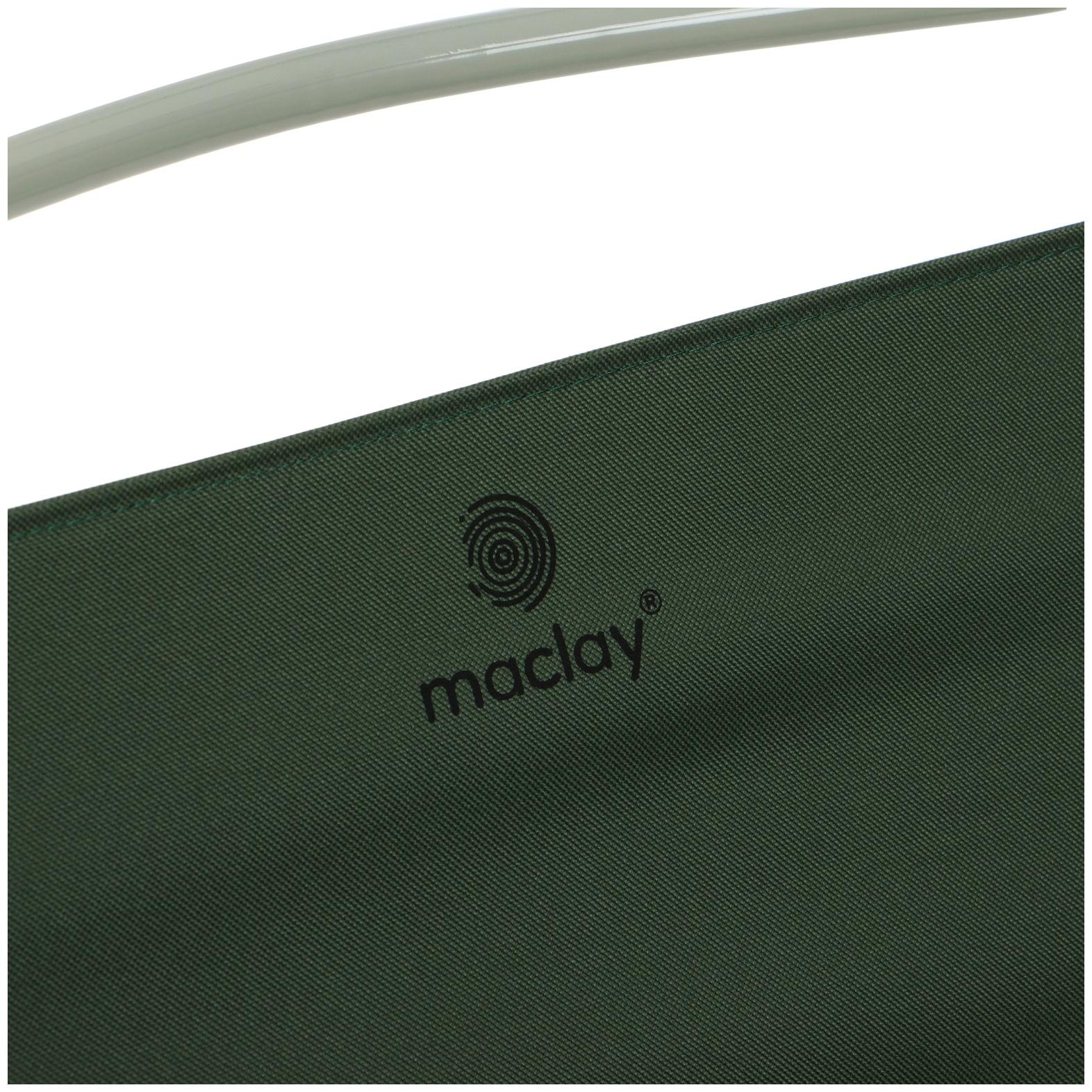 Кресло складное maclay, 55 х 50 х 78 см, до 120 кг, цвет зелёный