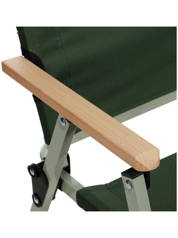 Кресло складное maclay, 55 х 50 х 78 см, до 120 кг, цвет зелёный