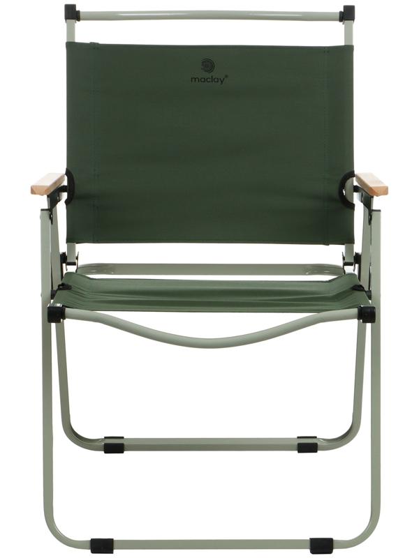 Кресло складное maclay, 55 х 50 х 78 см, до 120 кг, цвет зелёный
