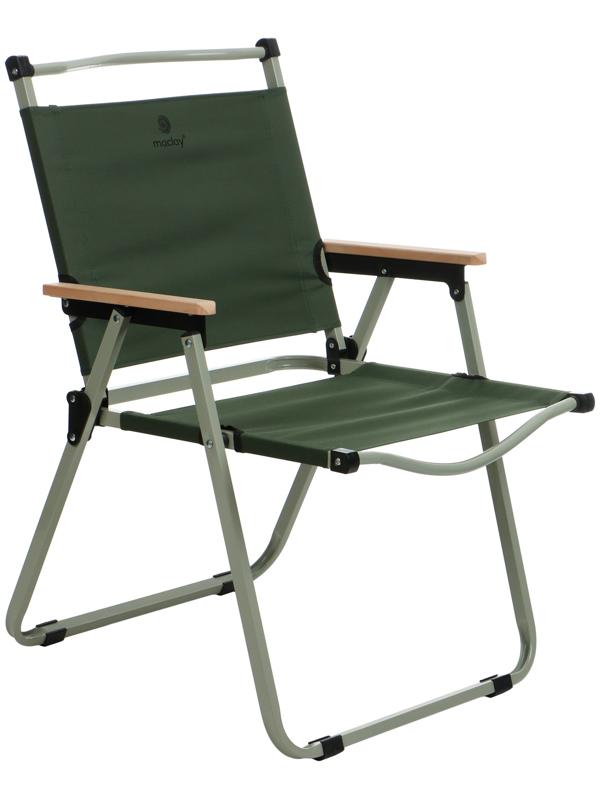 Кресло складное maclay, 55 х 50 х 78 см, до 120 кг, цвет зелёный