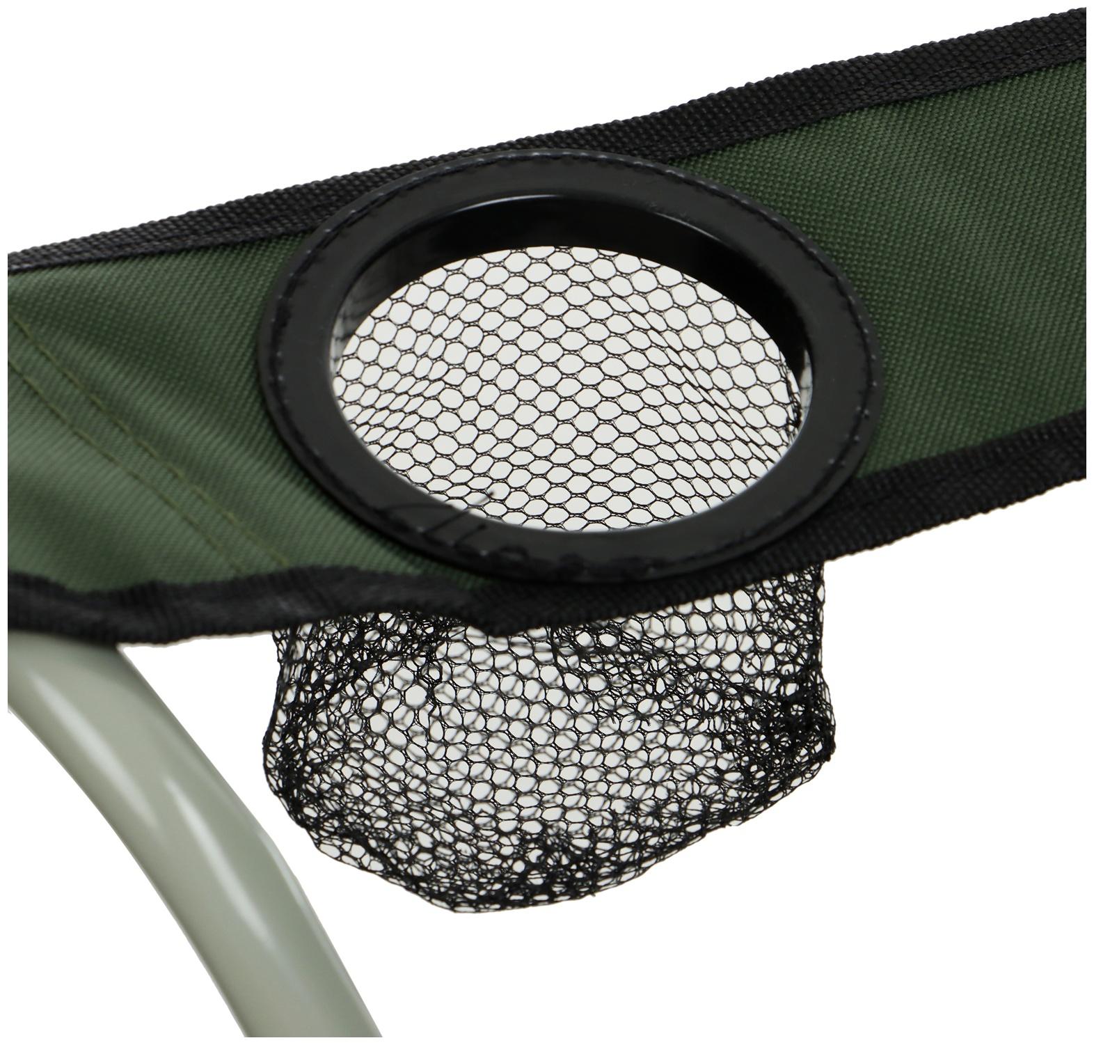 Кресло складное maclay, с подстаканником 48 х 48 х 76 см, до 100 кг, цвет зелёный