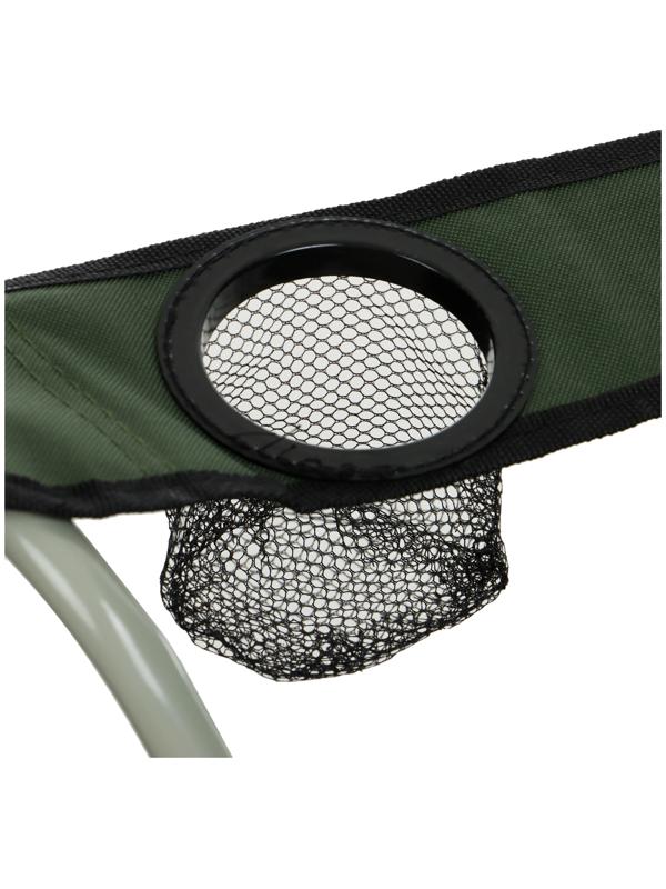 Кресло складное maclay, с подстаканником 48 х 48 х 76 см, до 100 кг, цвет зелёный