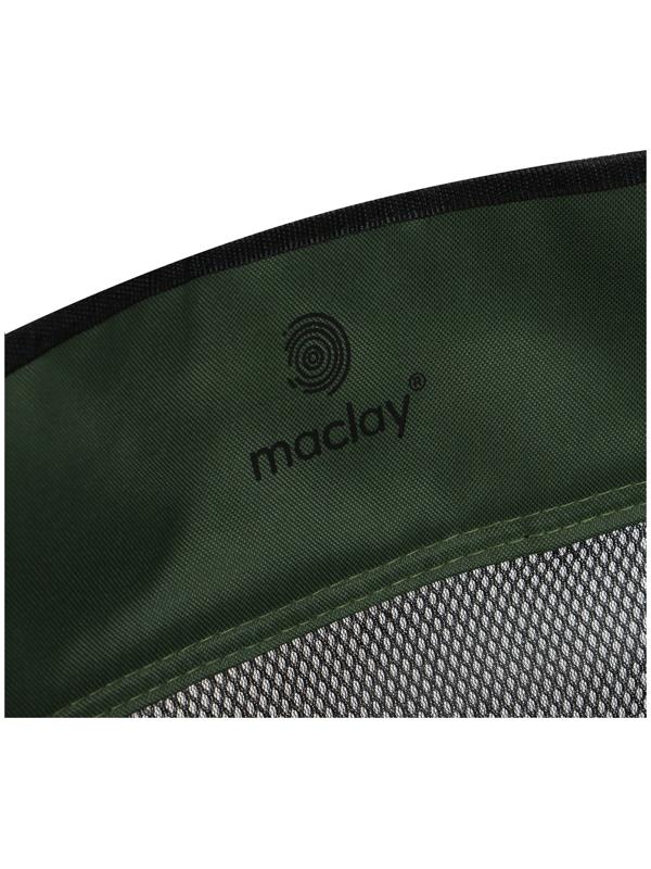 Кресло складное maclay, с подстаканником 48 х 48 х 76 см, до 100 кг, цвет зелёный