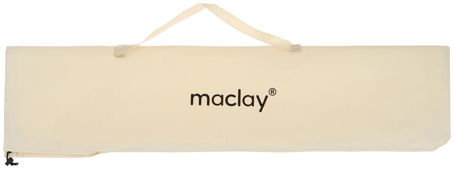 Кресло складное maclay, с подстаканником, 48 х 48 х 76 см, до 100 кг, цвет бежевый