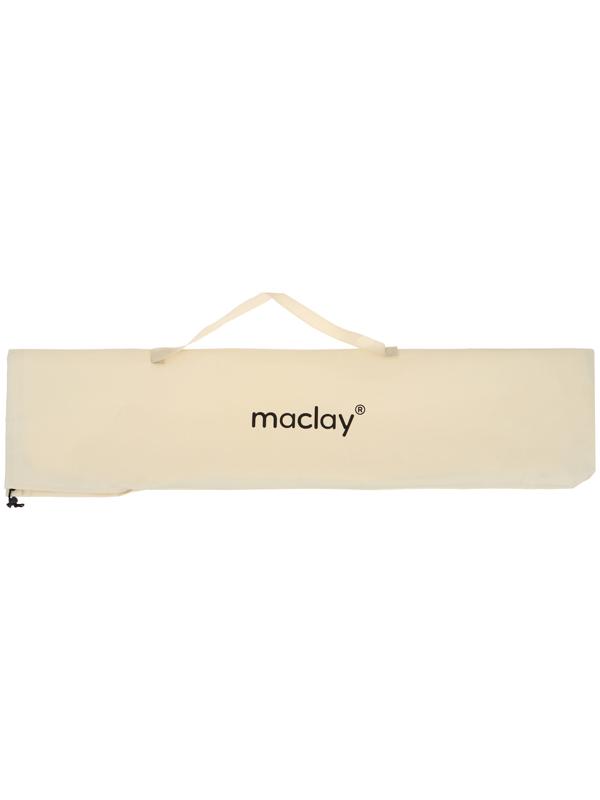 Кресло складное maclay, с подстаканником, 48 х 48 х 76 см, до 100 кг, цвет бежевый