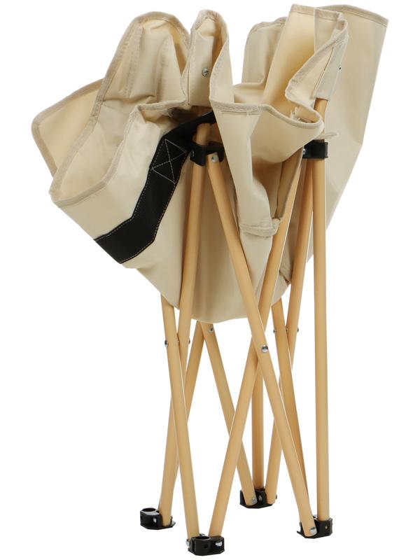 Кресло складное maclay, 65 х 58 х 66 см, до 120 кг, цвет бежевый