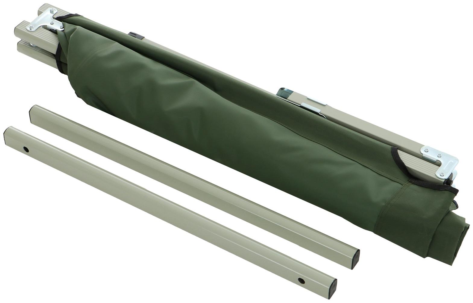 Раскладушка maclay, складная, 184 х 59 х 40 см, до 120 кг, цвет зелёный