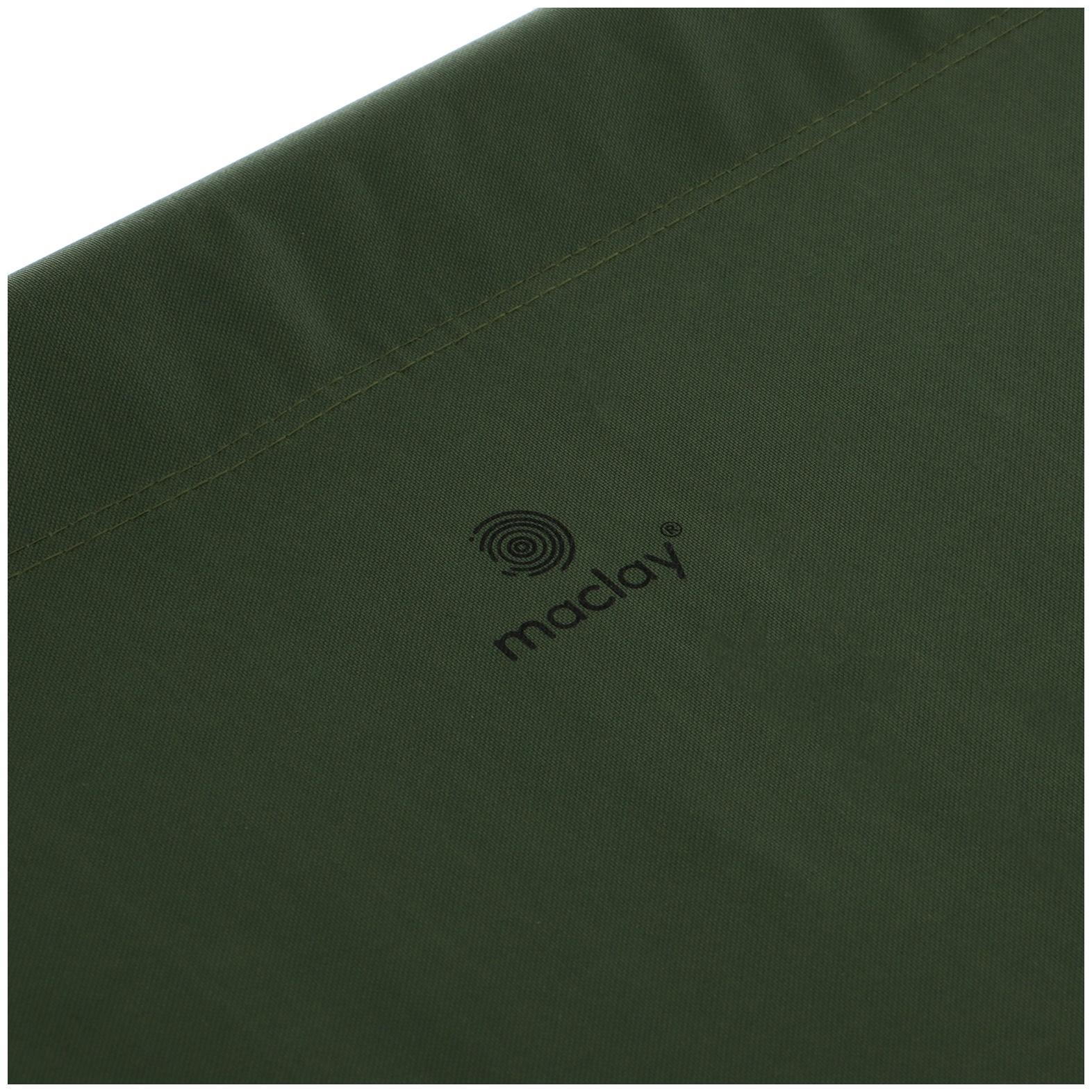 Раскладушка maclay, складная, 184 х 59 х 40 см, до 120 кг, цвет зелёный