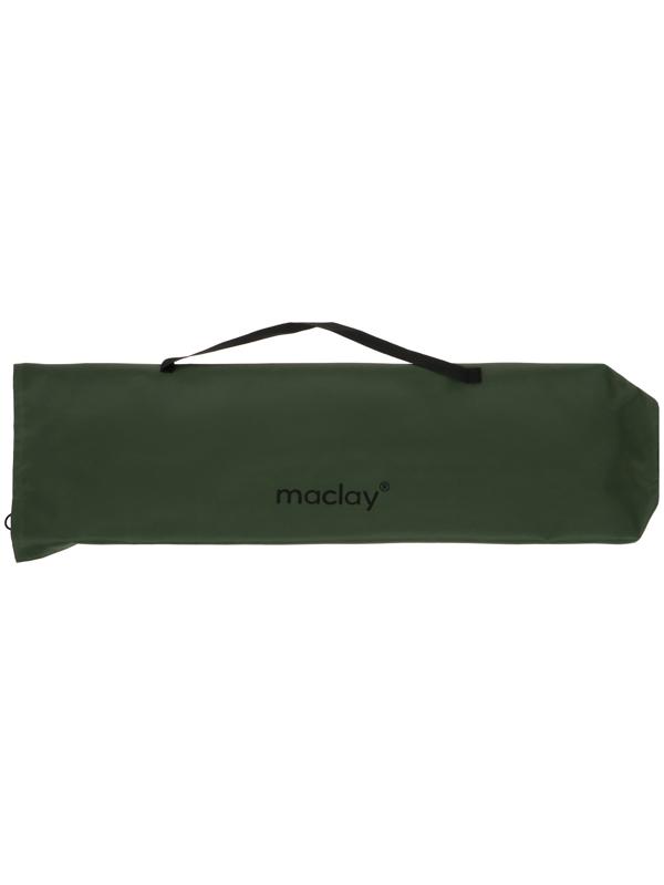 Раскладушка maclay, складная, 184 х 59 х 40 см, до 120 кг, цвет зелёный