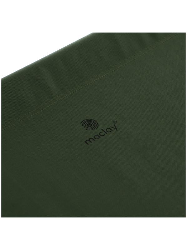 Раскладушка maclay, складная, 184 х 59 х 40 см, до 120 кг, цвет зелёный