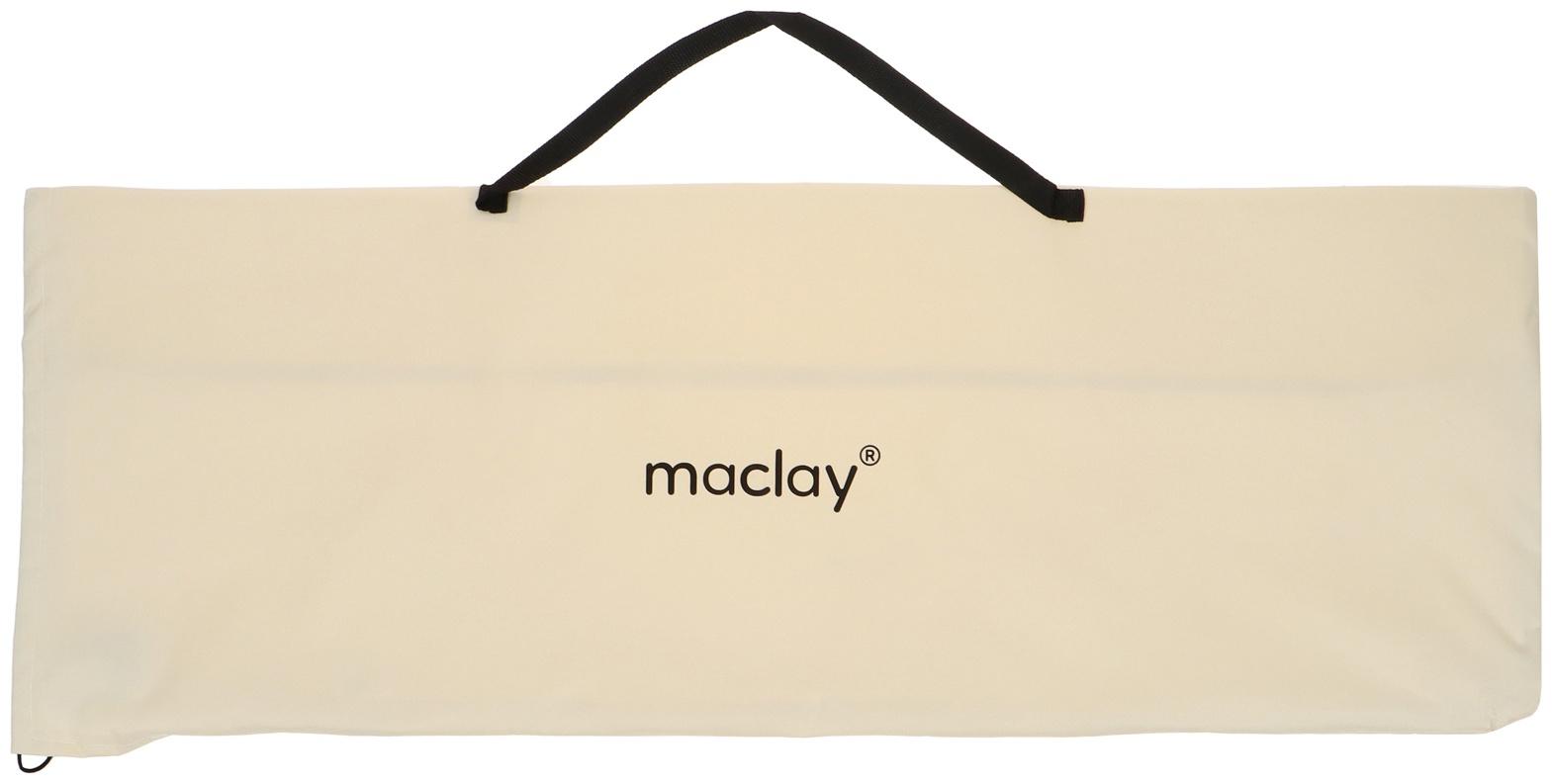 Раскладушка maclay, складная, 190 х 71 х 38 см, до 120 кг, цвет бежевый