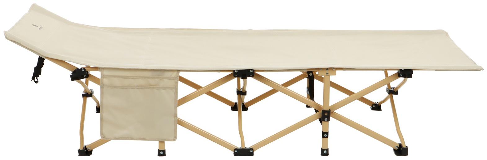 Раскладушка maclay, складная, 190 х 71 х 38 см, до 120 кг, цвет бежевый