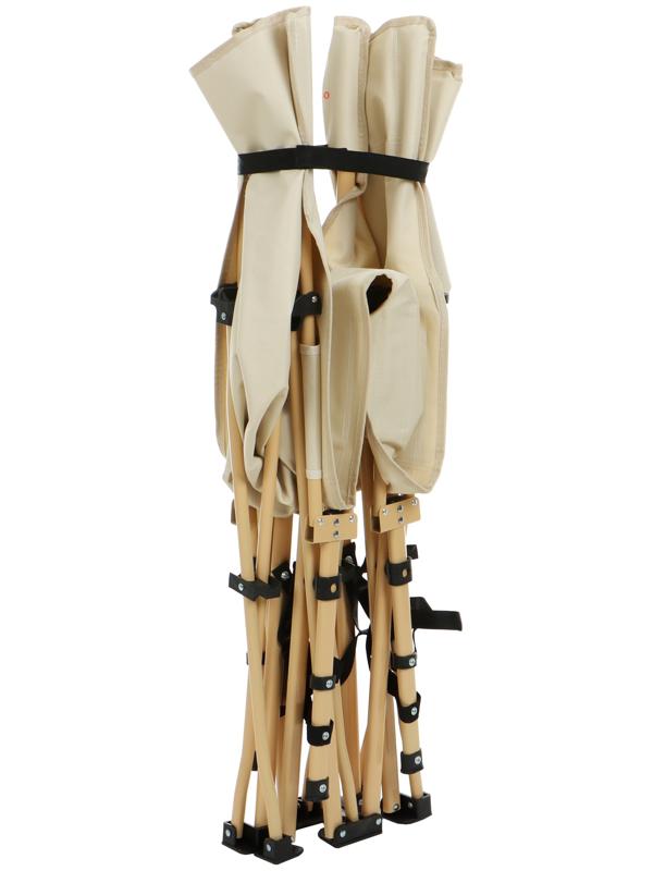 Раскладушка maclay, складная, 190 х 71 х 38 см, до 120 кг, цвет бежевый