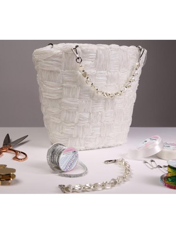 Канва-основа для вышивания корзины, пластиковая, 40,5 × 26,5 × 29 см, 20 × 12,5 см, цвет белый