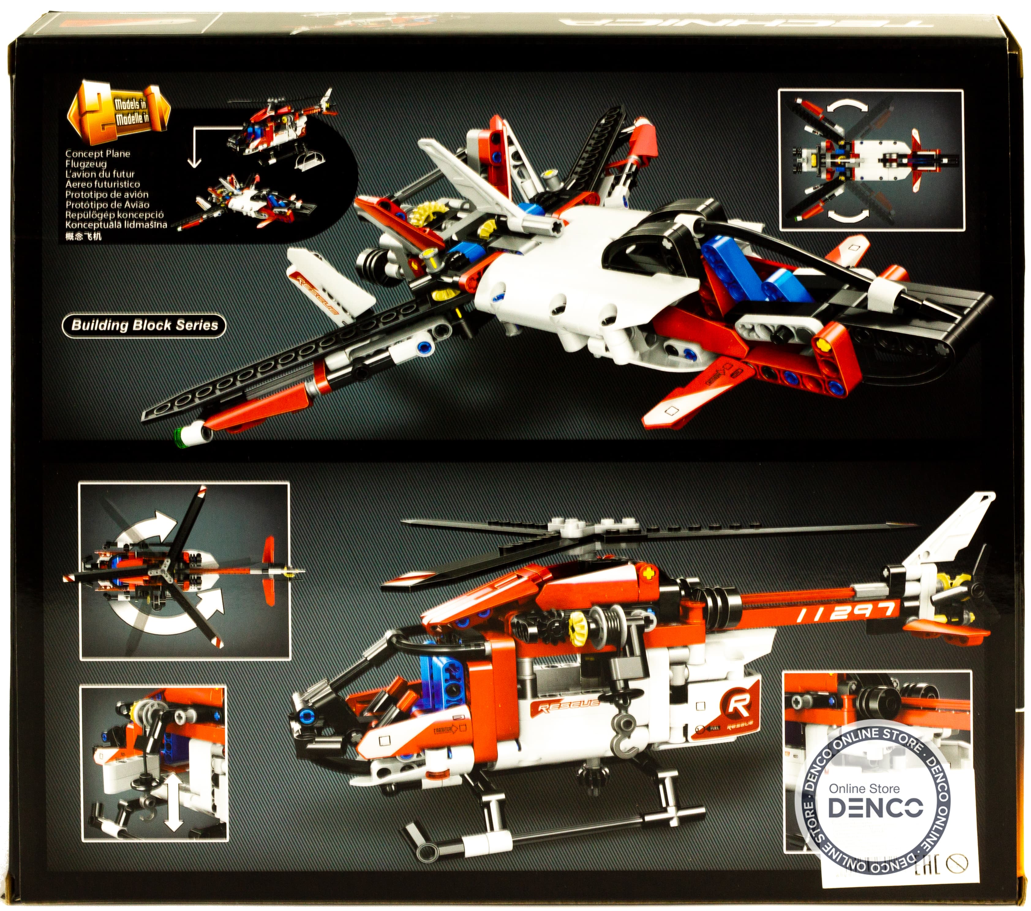 Конструктор Lari «Спасательный вертолёт» 11297 (Technic 42092) / 325 деталей