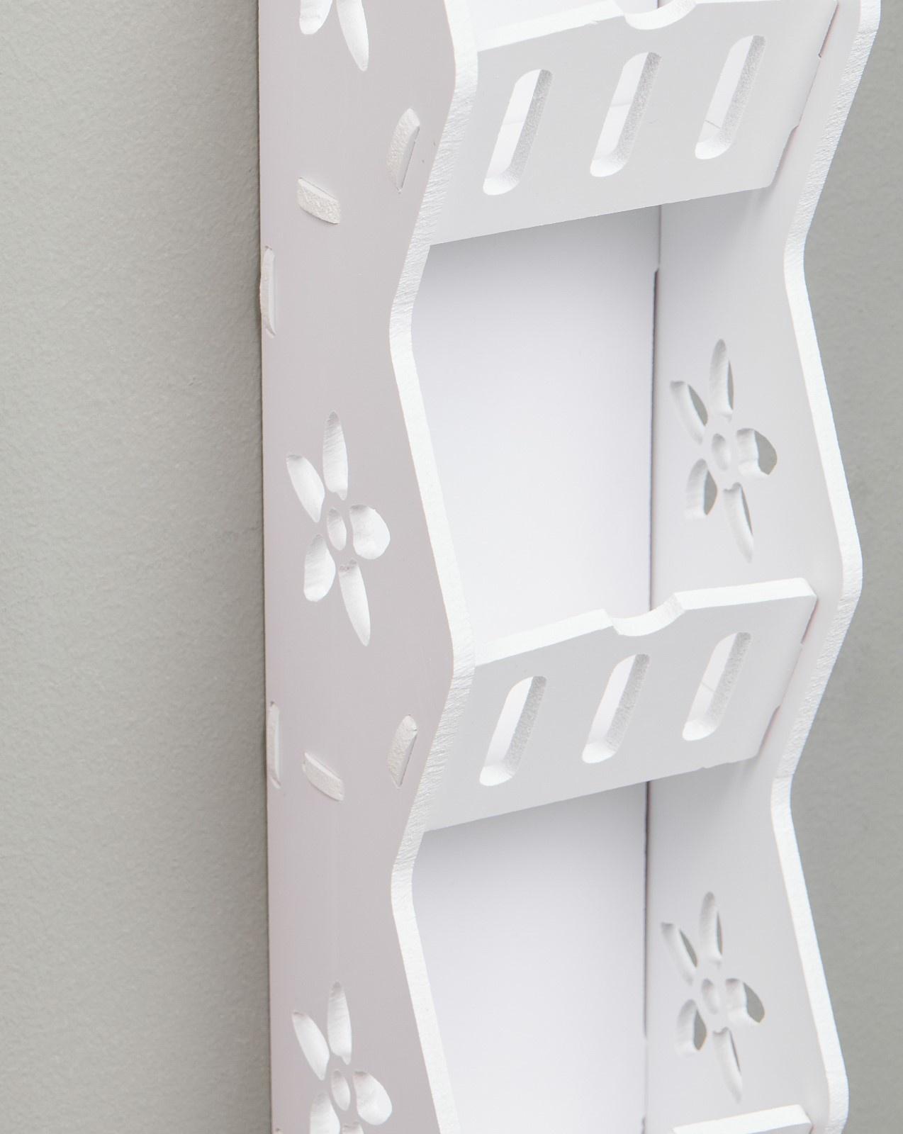 Полка для ванной комнаты 11 х 9 х 43 см, пластик