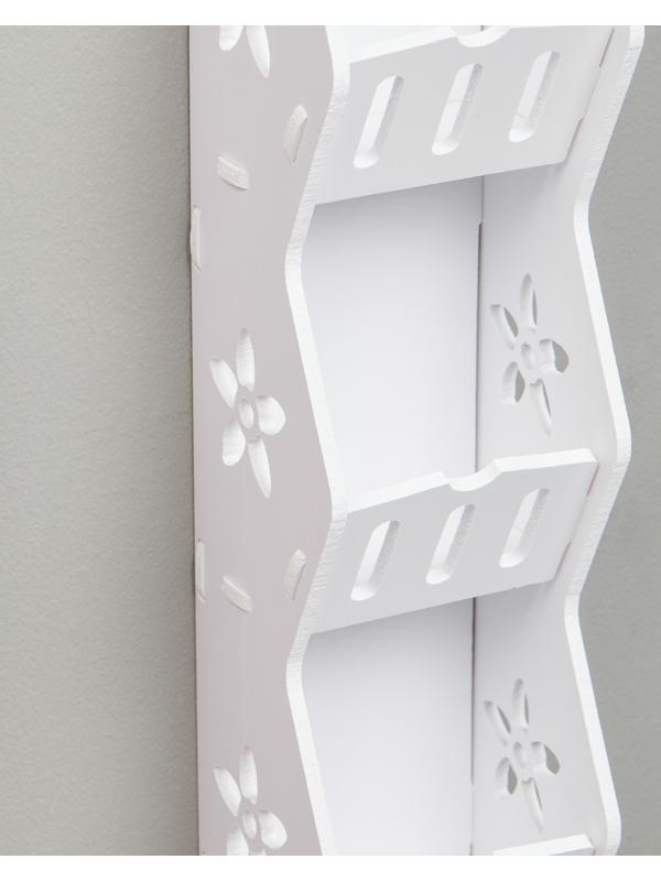 Полка для ванной комнаты 11 х 9 х 43 см, пластик