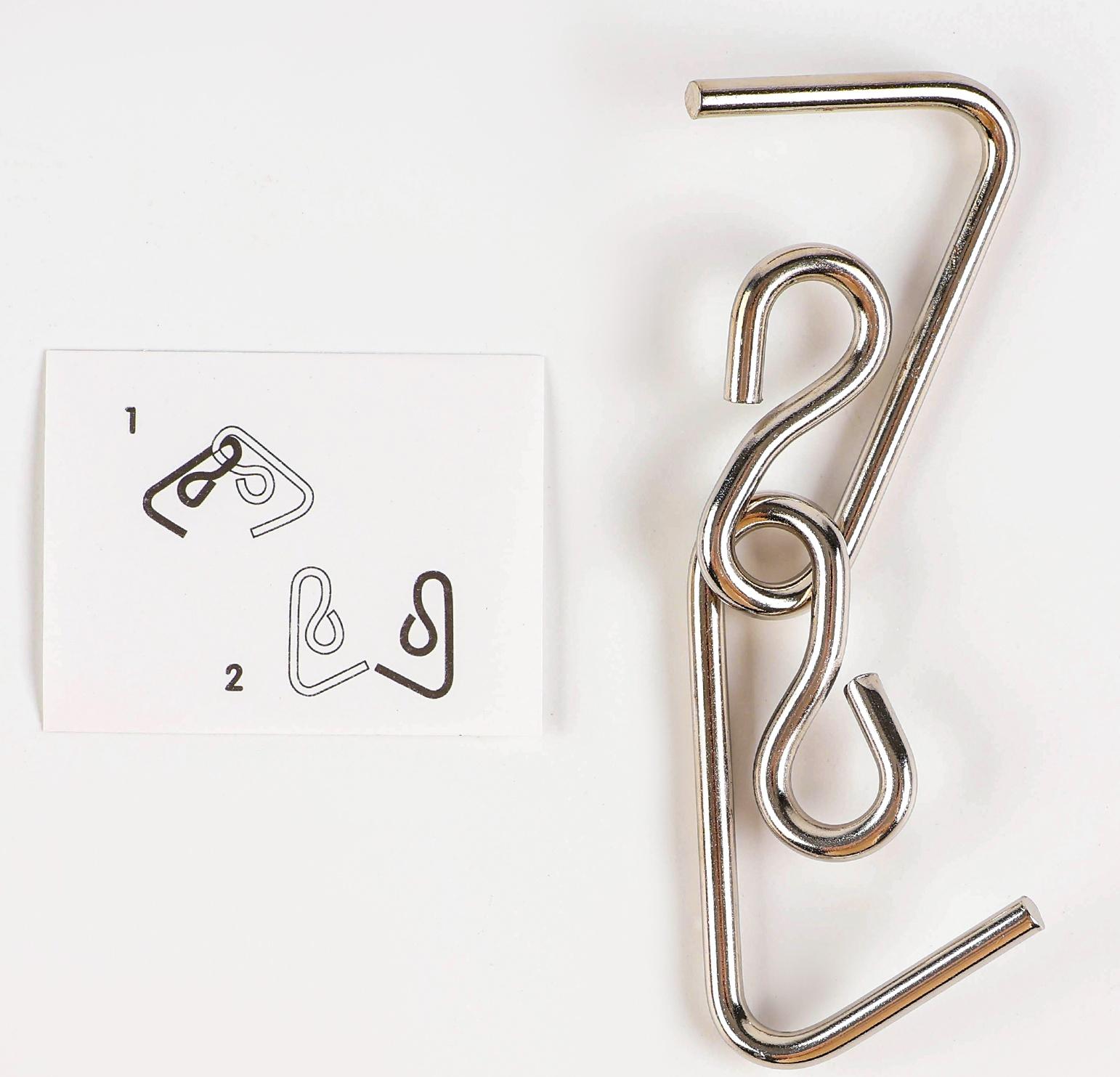 Головоломка металлическая «Мозгический взлёт» змея, в шоубоксе, МИКС