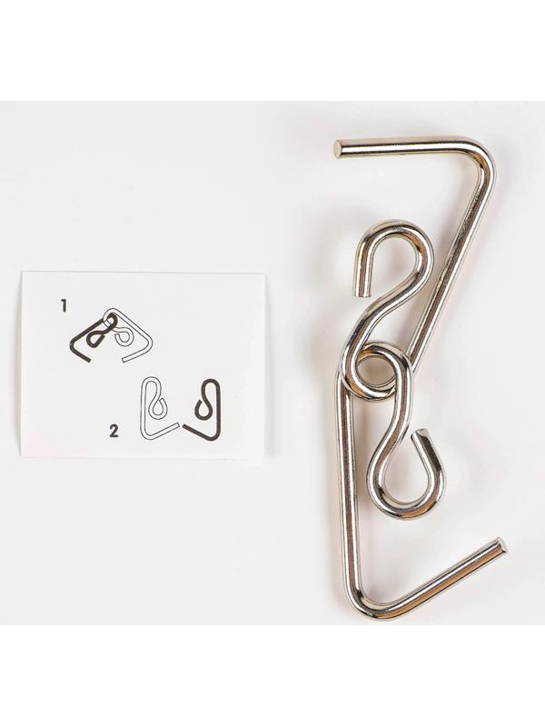 Головоломка металлическая «Мозгический взлёт» змея, в шоубоксе, МИКС