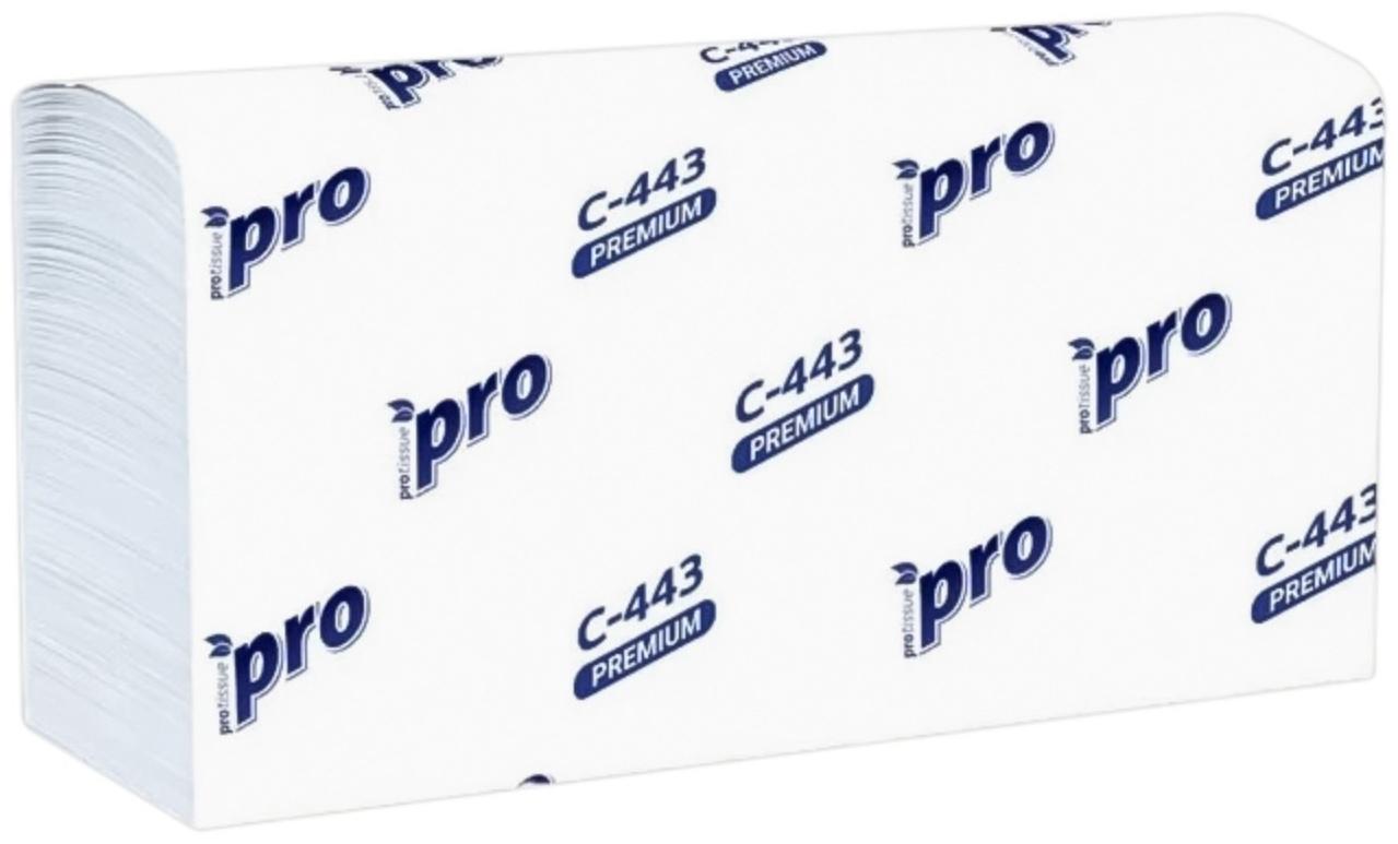 Полотенца бумажные Z-сложения PROtissue С443, 2 слоя, 190 листов