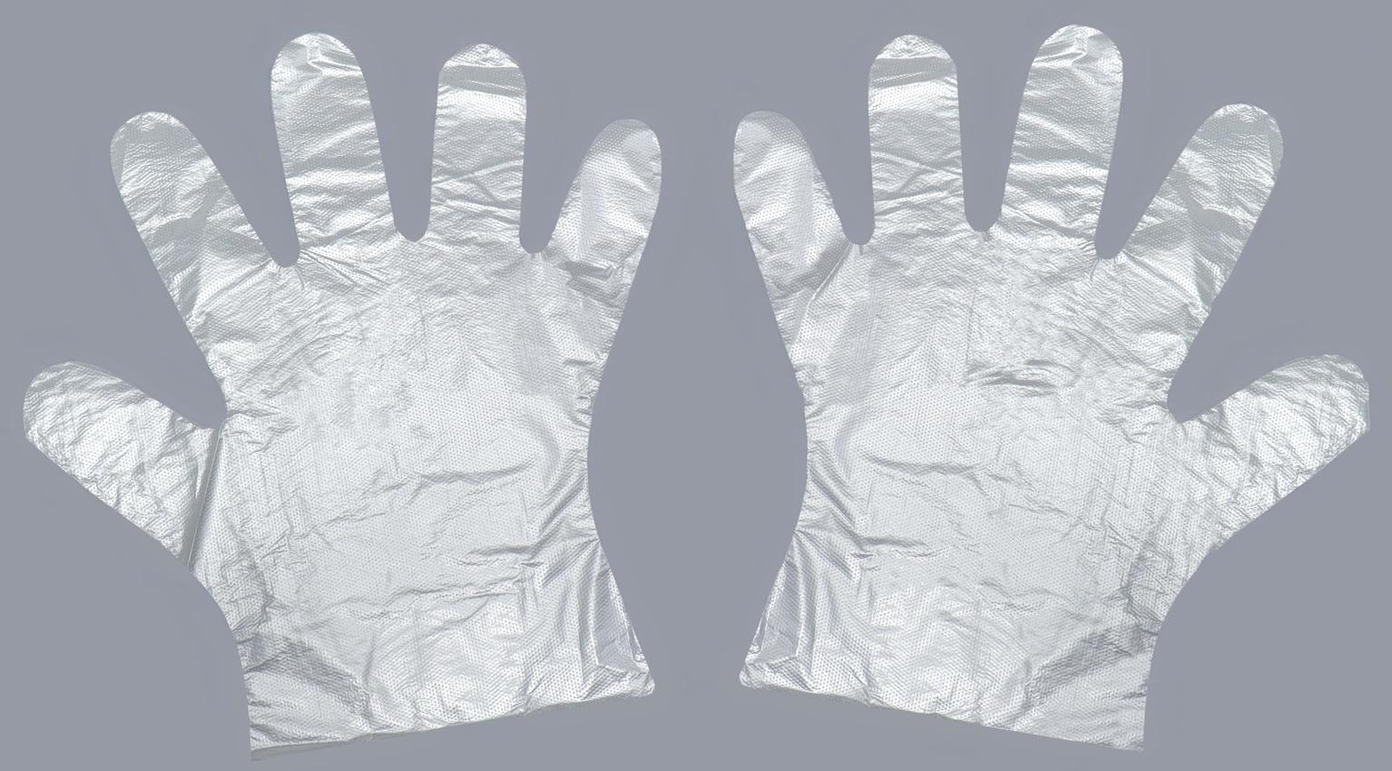 Перчатки одноразовые, универсальный размер, 100 шт, 0,7 микр, прозрачные