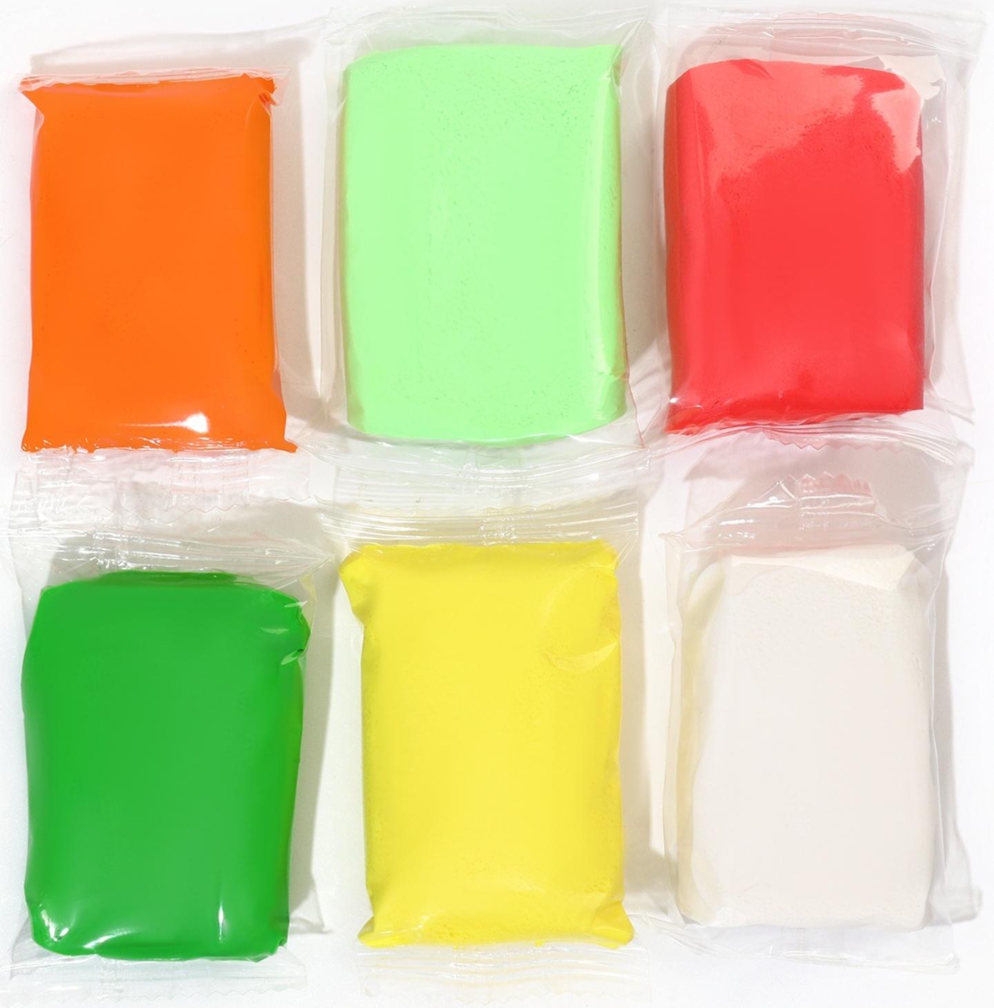 Масса для лепки, пластилин прыгающий «Союзмультфильм», 6 цветов