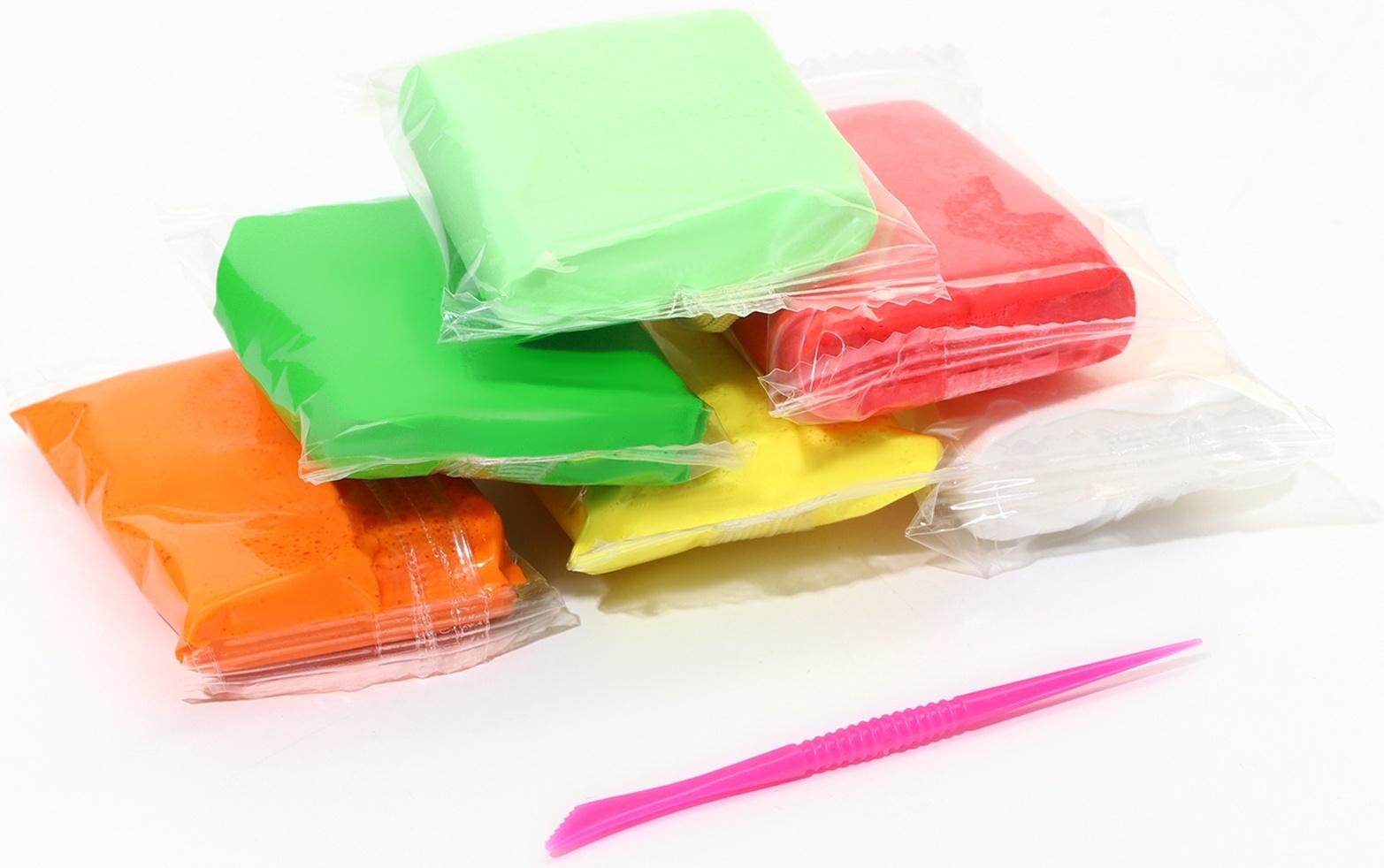 Масса для лепки, пластилин прыгающий «Союзмультфильм», 6 цветов