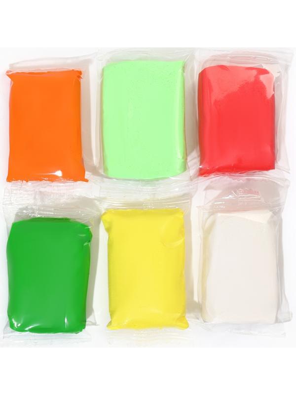 Масса для лепки, пластилин прыгающий «Союзмультфильм», 6 цветов