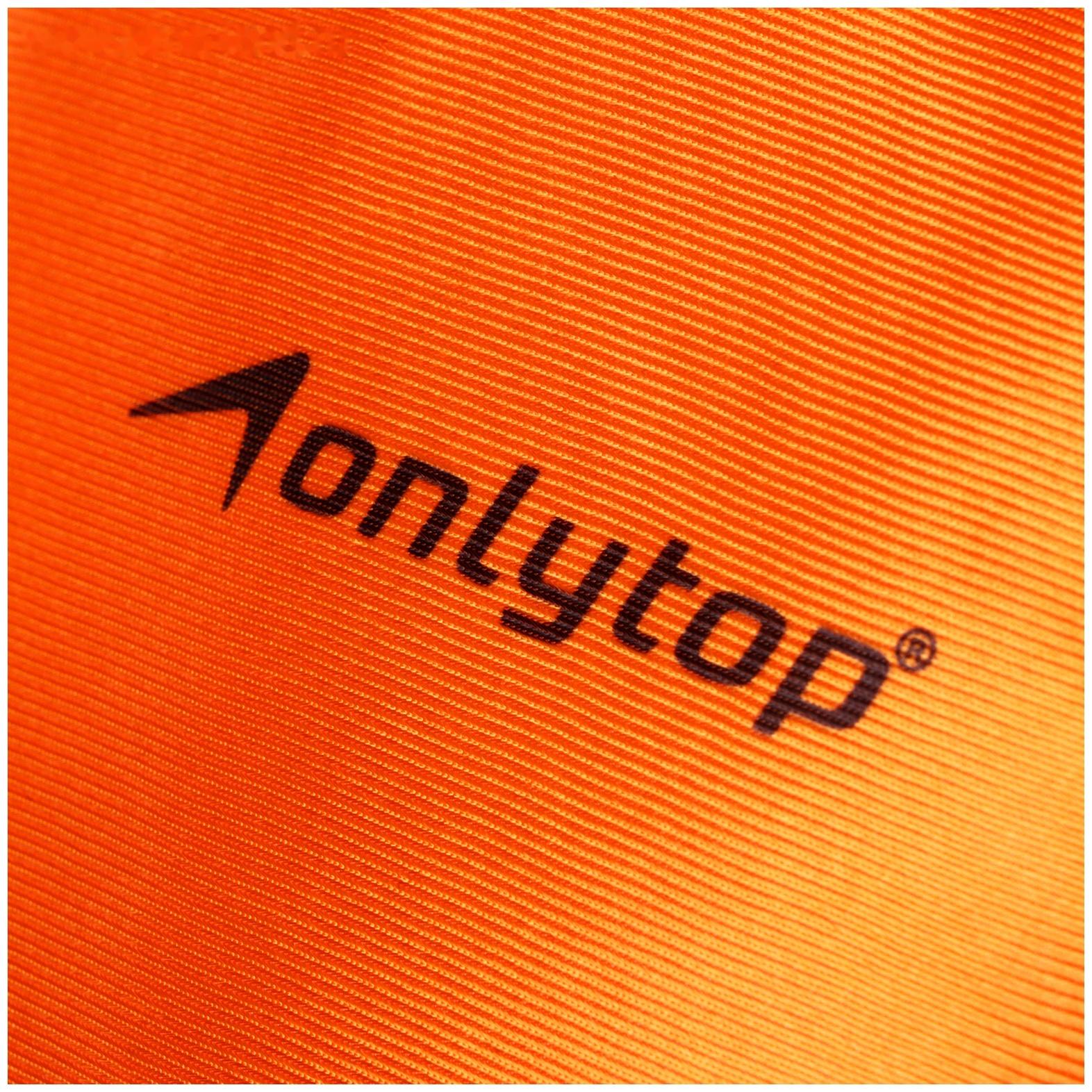 Манишка футбольная детская на резинке ONLYTOP, р. 36-40, цвет оранжевый