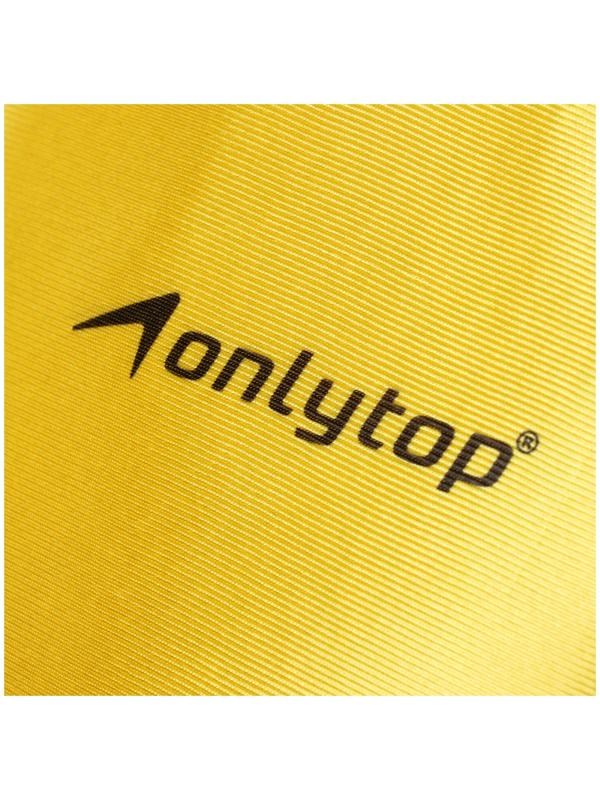 Манишка футбольная детская на резинке ONLYTOP, р. 36-40, цвет жёлтый