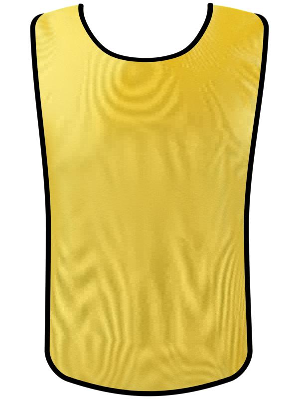 Манишка футбольная детская на резинке ONLYTOP, р. 36-40, цвет жёлтый