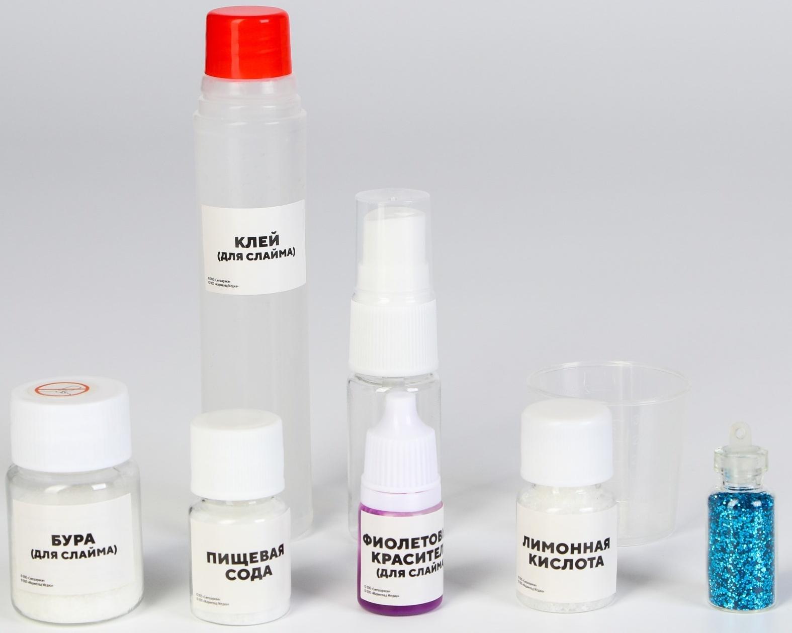 Набор для опытов «Смешарики: Крош и Нюша», 7 опытов, в пакете