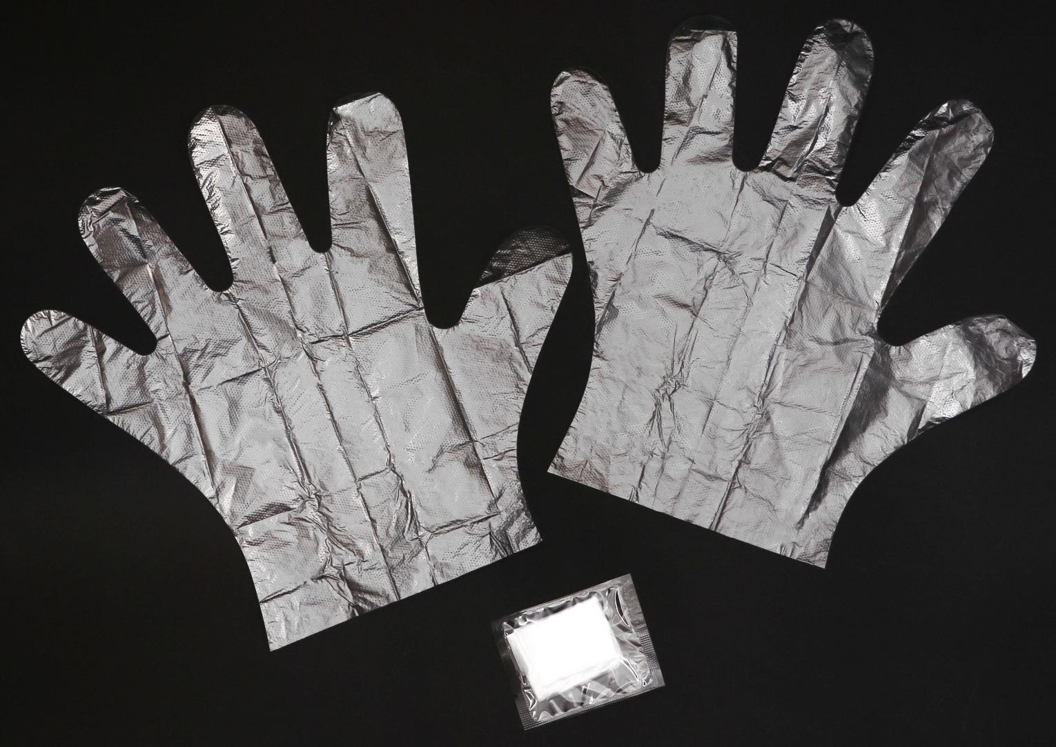 Перчатки полиэтиленовые, в индивидуальной упаковке, 50 пар