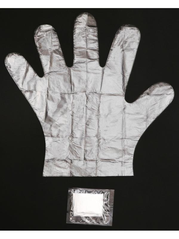 Перчатки полиэтиленовые, в индивидуальной упаковке, 50 пар