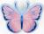 Заколка для волос «Бабочка», 3,7 х 3,5 х 1 см