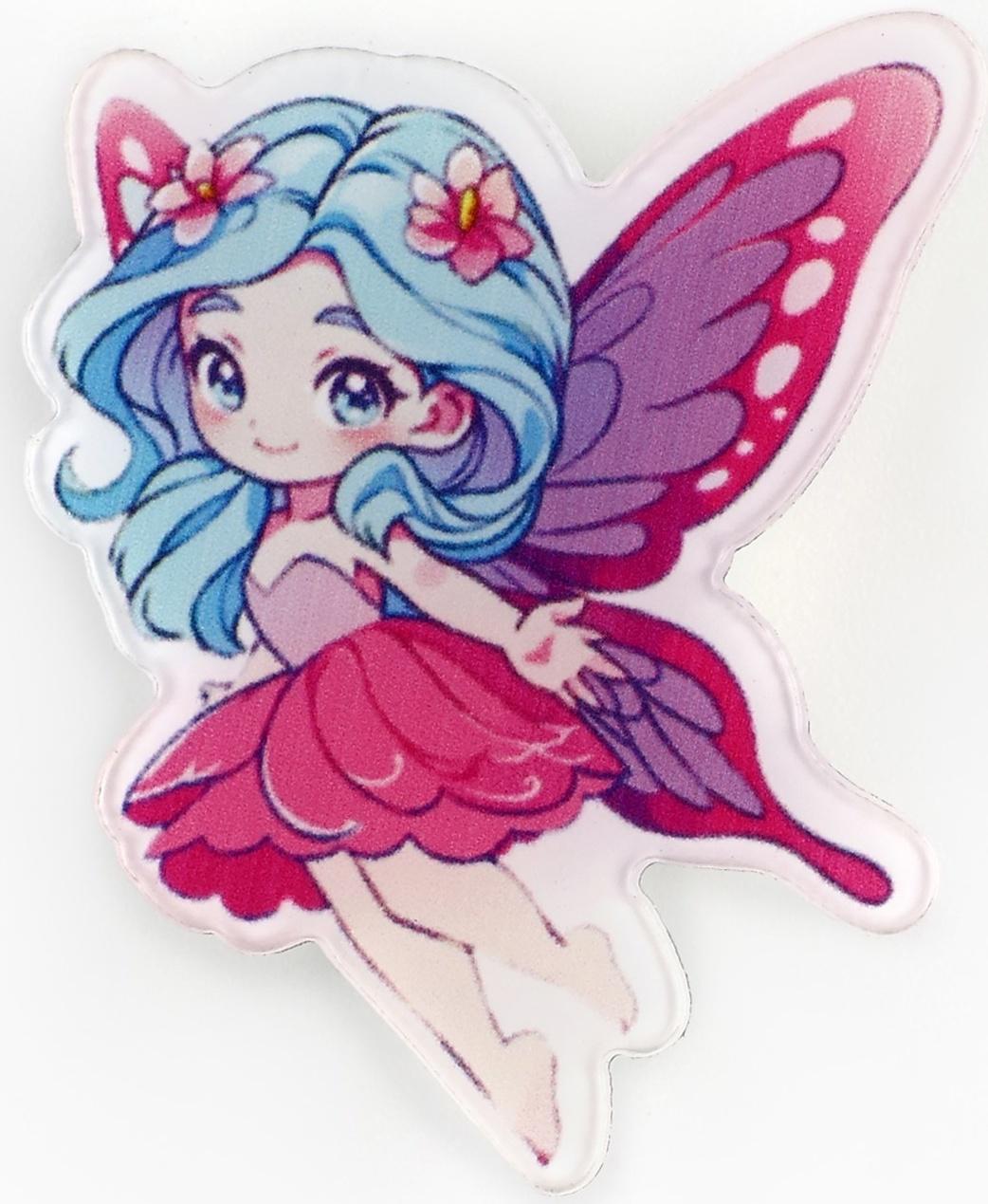 Заколка для волос «Фея», 3,9 х 3,5 х 1 см