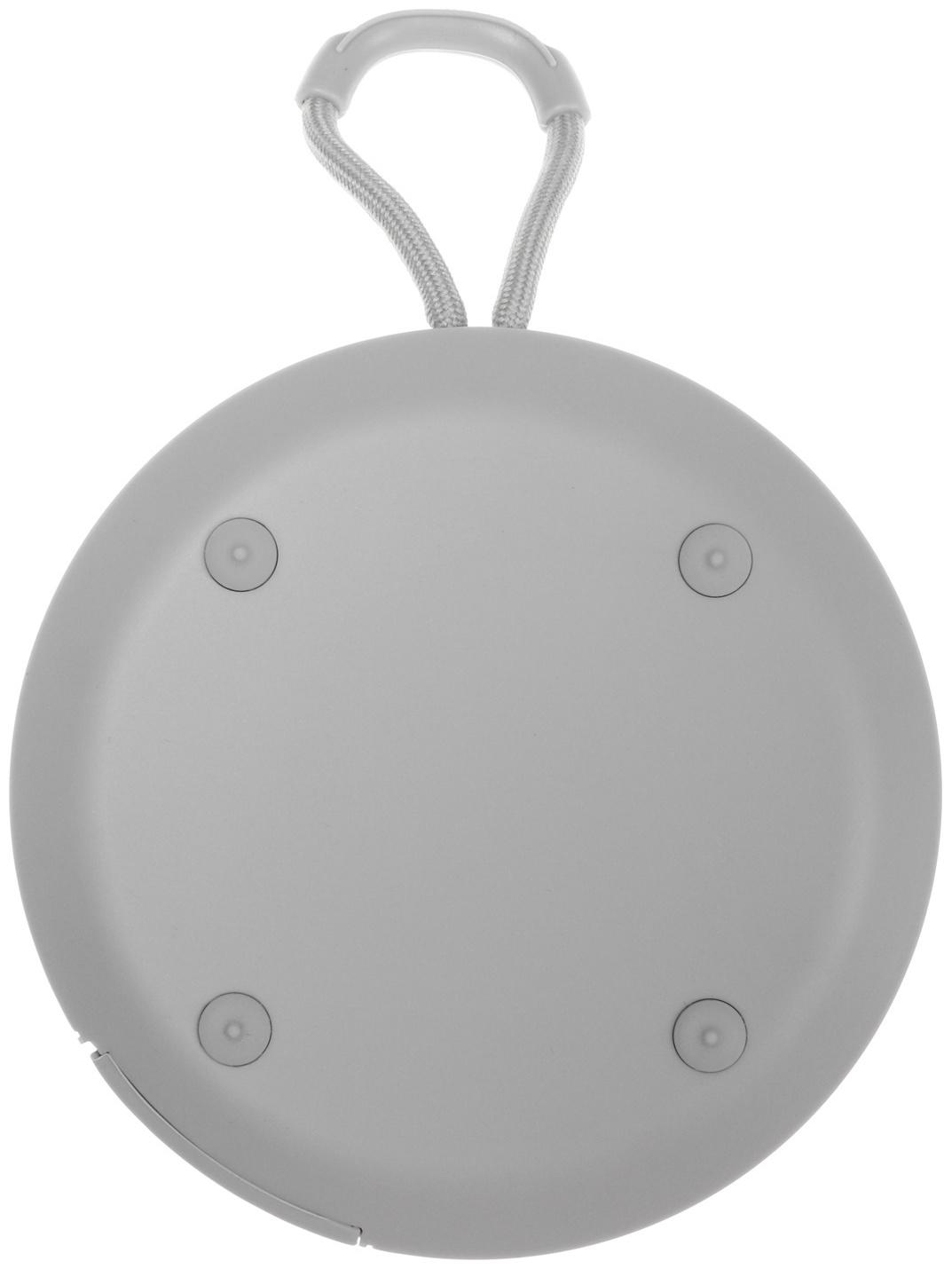 Портативная колонка Maimi F6, microUSB, FM, BT 5.1, 1200 мАч, серебристая