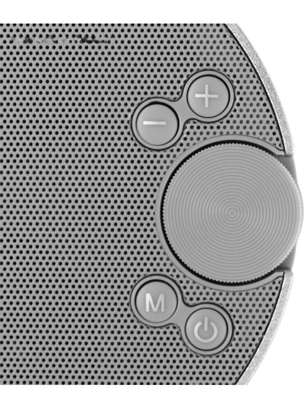 Портативная колонка Maimi F6, microUSB, FM, BT 5.1, 1200 мАч, серебристая