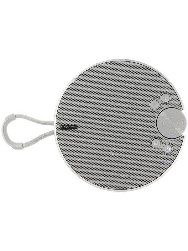 Портативная колонка Maimi F6, microUSB, FM, BT 5.1, 1200 мАч, серебристая