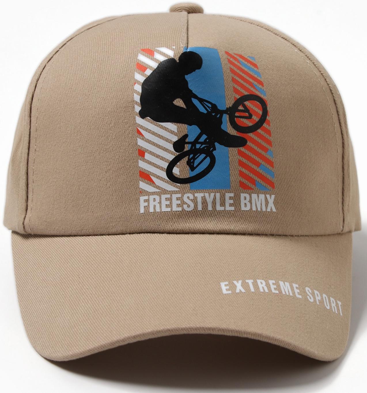 Бейсболка для мальчика, цвет бежевый, размер 56